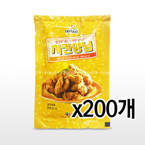 유니푸드 치킨양념 50g x 200개 (기본)