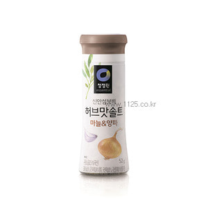청정원 허브맛솔트 마늘&amp;양파 52g 1박스 20개