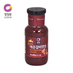 청정원 매운갈비 양념 - 화끈한 맛 280g(20병 1박스)
