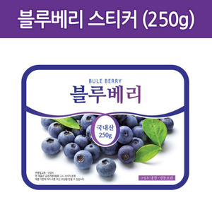 블루베리 스티커(250g)베리용기전용/낱개10개