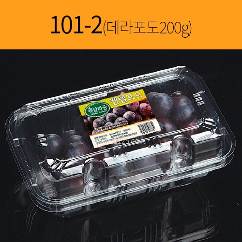 과일용기 101-2 데라포도200g(750개)