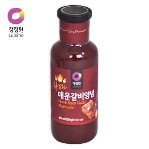 청정원 매운갈비 양념 - 화끈한 맛 500g(15병 1박스)